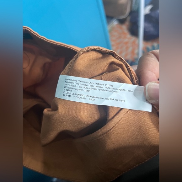 Eloquii Tie Waist Wide-Leg Pants in Bran 20 NWOT COTTON PANTONE STATEMENT boho - Picture 6 of 7